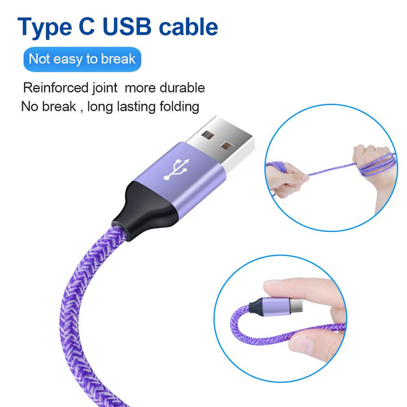 [Australia - AusPower] - Dual USB Car Charger Adapter, Wall Charger with Type C Cable Compatible with Samsung Galaxy A22 A12 A11 A20 A21S A51 A71 A02S S20+ S21 A32 A52 A72 A42 Tab A7 Lite S10 S9 A20 A50 A10e Note 21 20 Ultra 