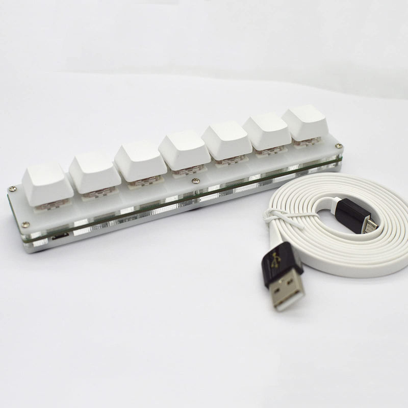 [Australia - AusPower] - LICHIFIT 7 Keys Keyboard USB Interface Custom Macro Mini Mechanical Keyboard for Sayobot OSU 