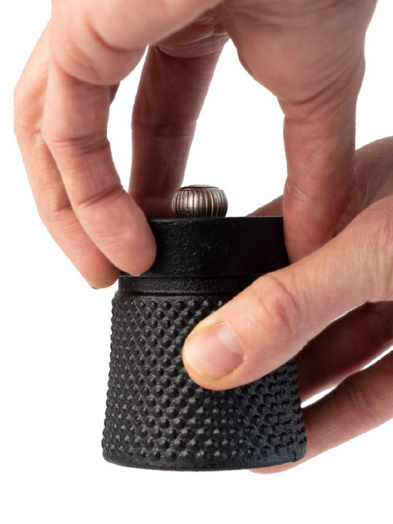 [Australia - AusPower] - Peugeot BALI FONTE Cast Iron Pepper Mill, 8cm/3 In, Black 