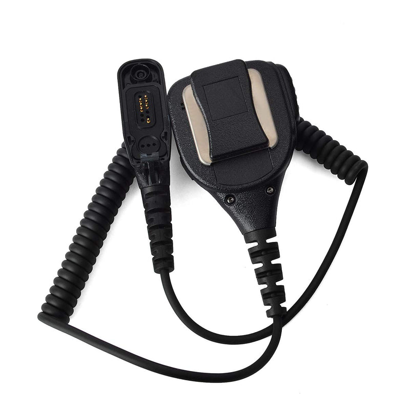 [Australia - AusPower] - HYS IP54 Waterproof Speaker Shoulder Microphone, Handheld Remote Speaker Mic with Reinforced Cable for APX4000 APX6000 APX7000 XPR6350 XPR6550 XPR7350 XPR7550 APX 4000 6000 7000 8000 