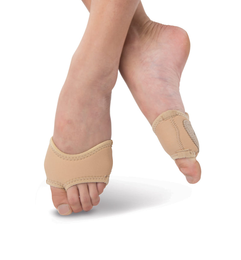 [Australia - AusPower] - Danshuz Womens Tan Neoprene Ballet Slip On Half Sole (Medium) 