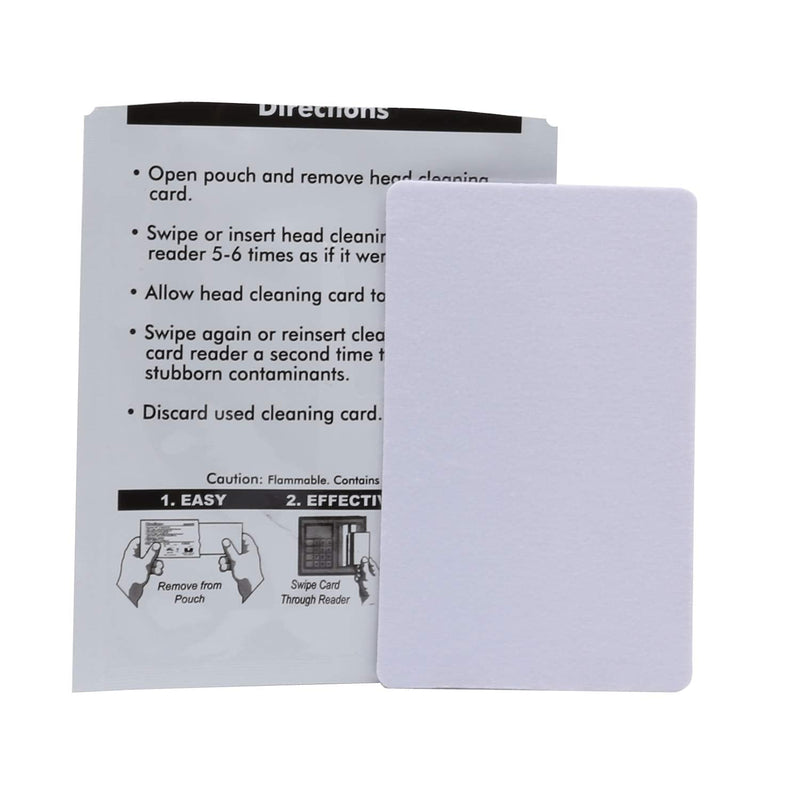 [Australia - AusPower] - CR80 Cleaning Cards, Dual Side Card Reader Cleaner, POS Swipe Terminal Cleaning Cards CK-CR80 (50pcs) 