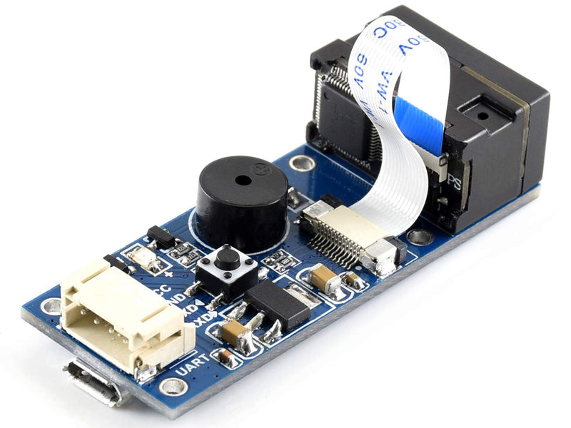 [Australia - AusPower] - Barcode Scanner Module, 1D/2D Codes Reader Decode Barcode, QR Code etc Onboard Micro USB and UART Interface Plug into a Computer Directly or Other Device Onboard Light Source can Work in The Dark 