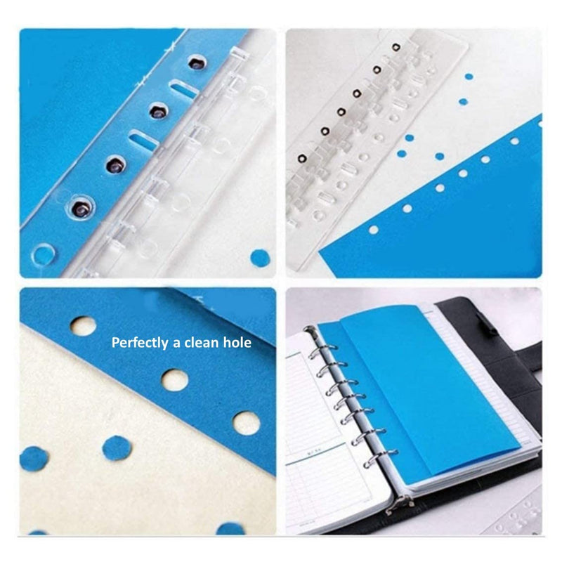 [Australia - AusPower] - Franklin Covey Portable 7-Hole Punch for Classic Style Day Planner Pages- Plastic, 5mm Hole Diameter,Insert Plastic Punch Diary 