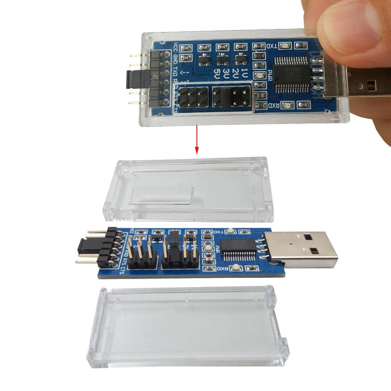 [Australia - AusPower] - DSD TECH SH-U09C5 USB to TTL UART Converter Cable with FTDI Chip Support 5V 3.3V 2.5V 1.8V TTL 