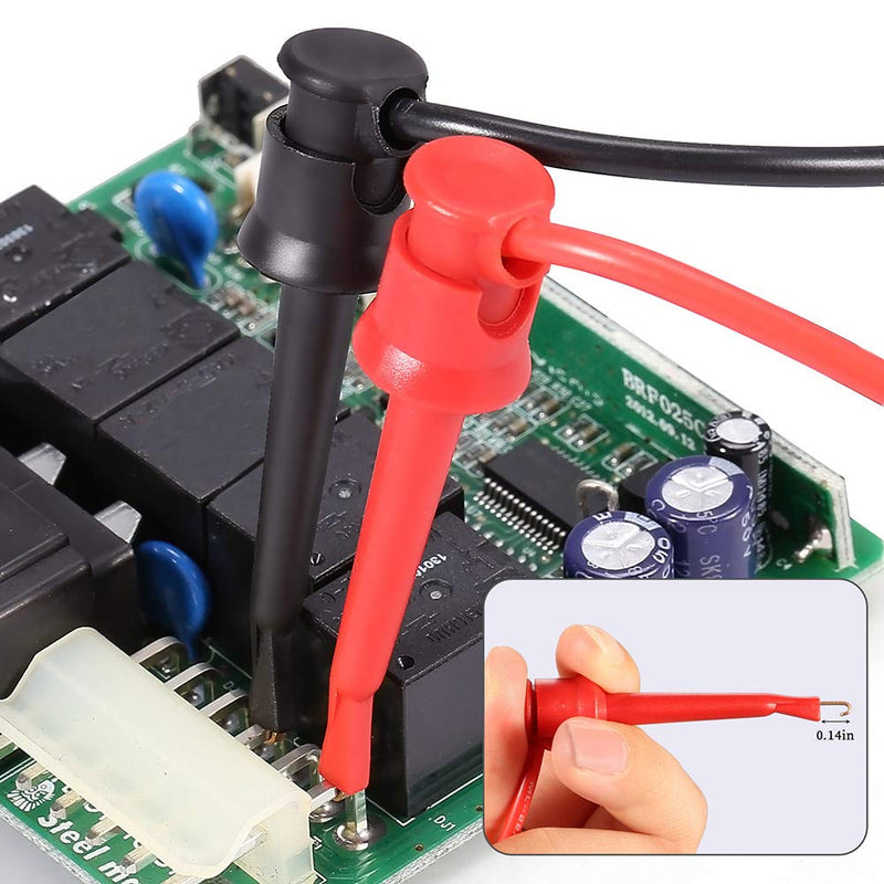 [Australia - AusPower] - Bionso 25-Piece Multimeter Leads Kit, Professional and Upgraded Test Leads Set with Replaceable Gold-Plated Multimeter Probes, Alligator Clips, Test Hooks and Back Probe Pins. 