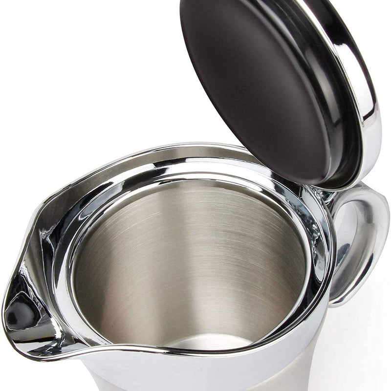 [Australia - AusPower] - Double Insulated Gravy Boat – Stainless Steel Sauce Jug with Hinged Lid 
