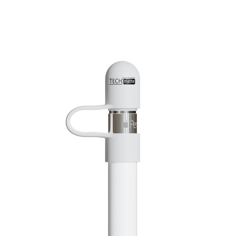 [Australia - AusPower] - TechMatte Magnetic Replacement Cap and Charging Adapter (Female to Female Connector) Compatible with Apple Pencil (Bundle) 