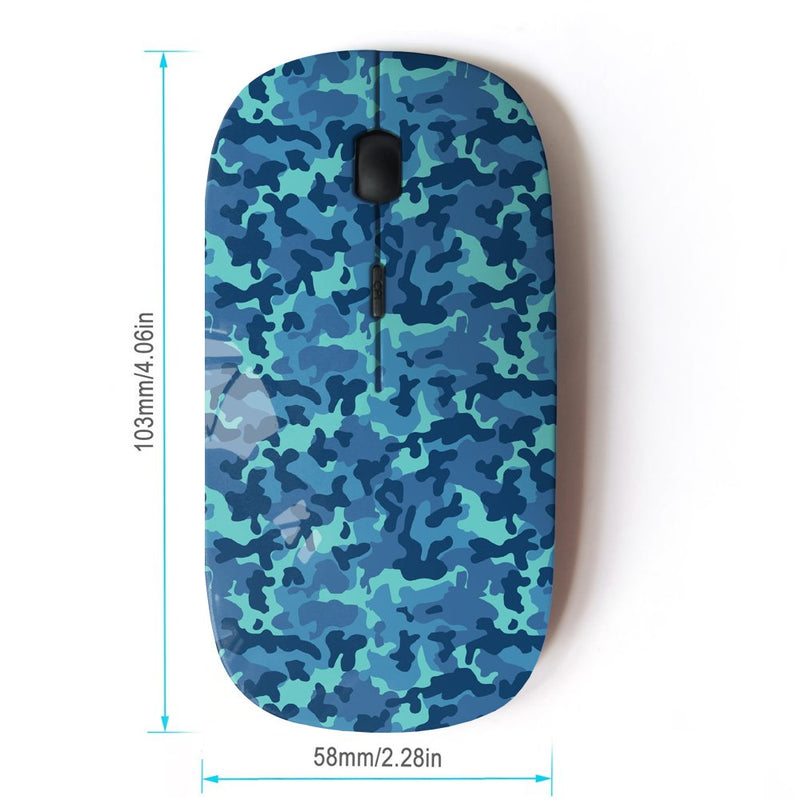 [Australia - AusPower] - KOOLmouse [ Optical 2.4G Wireless Computer Mouse ] [ Blue Camo ] 