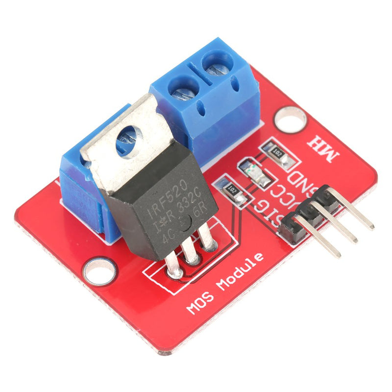 [Australia - AusPower] - 5 Pcs 3.3V/5V IRF520 MOSFET Driver Module PWM Output Driving Boards Output 0-24V for Arduino 