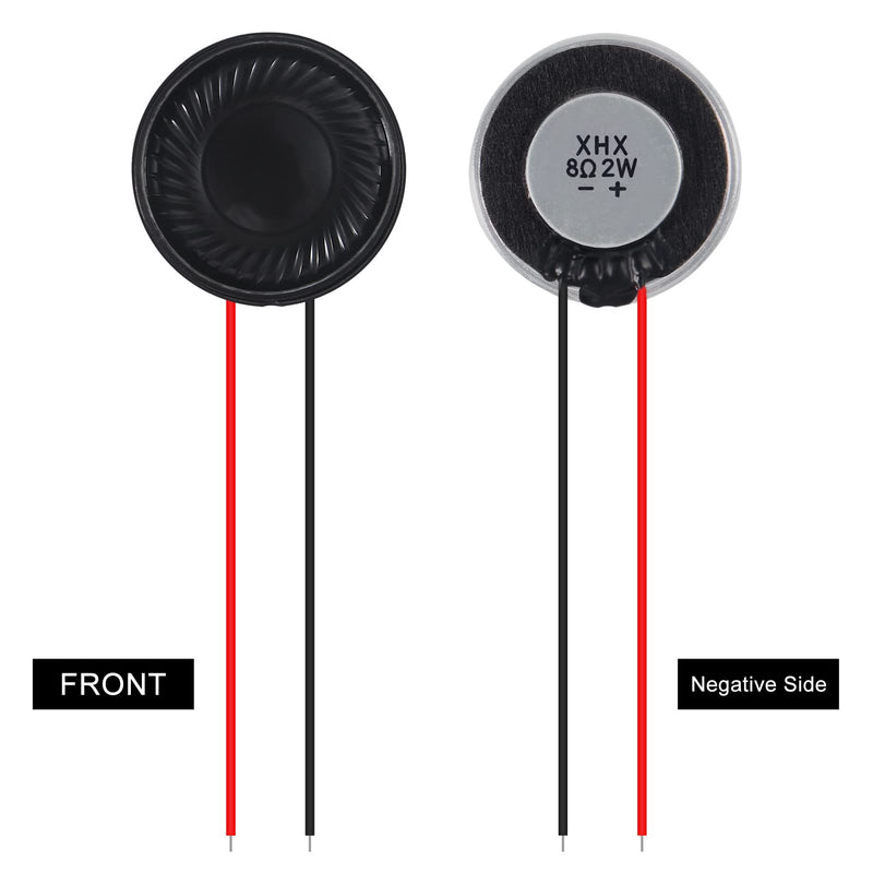 [Australia - AusPower] - 8Pcs 8 Ohm 2W Speaker 8ohm Round 28mm Loud Speakers Compatible with Small Loudspeaker Audio MP3 MP4 Player Speaker 8Pcs 8 Ohm 2W 
