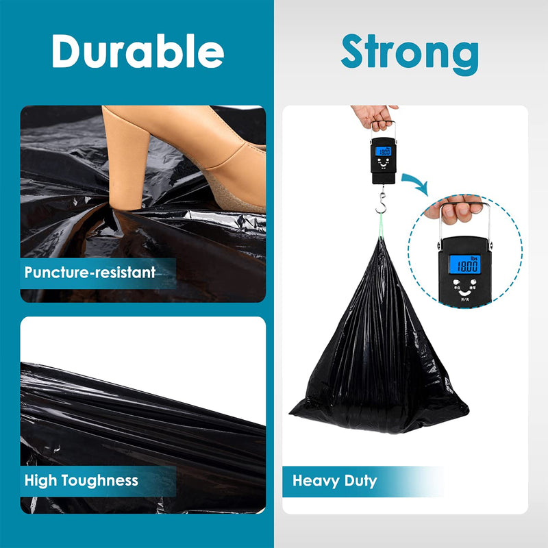[Australia - AusPower] - TRIPTIPS Portable Toilet Bags 20 Count Drawstring 8 Gallon Camping Toilet Bags Toilet Waste Bags Leak-Proof Toilet Liners, Trash Bags for Camping, Hiking, Traveling 1 Roll *20 Counts 