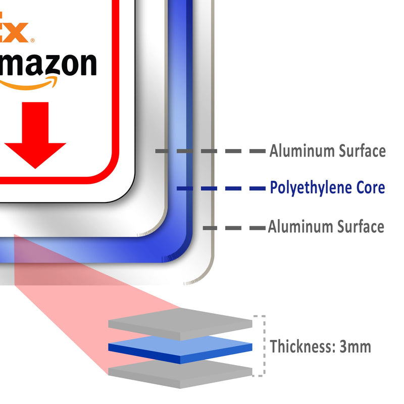[Australia - AusPower] - Please Deliver All Packages Here Arrows Delivery Sign for Delivery Driver - Delivery Instructions for My Packages from Amazon, FedEx, USPS, UPS, Indoor Outdoor Signs for Home, Office, Work, 8.5"x10" 8.5"x10" 