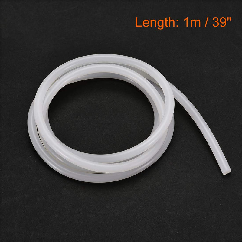 [Australia - AusPower] - uxcell 3/16"(5mm) Soft Silicone Bending Insert Tube for Rigid Tubing 3.3ft Clear 3pcs 