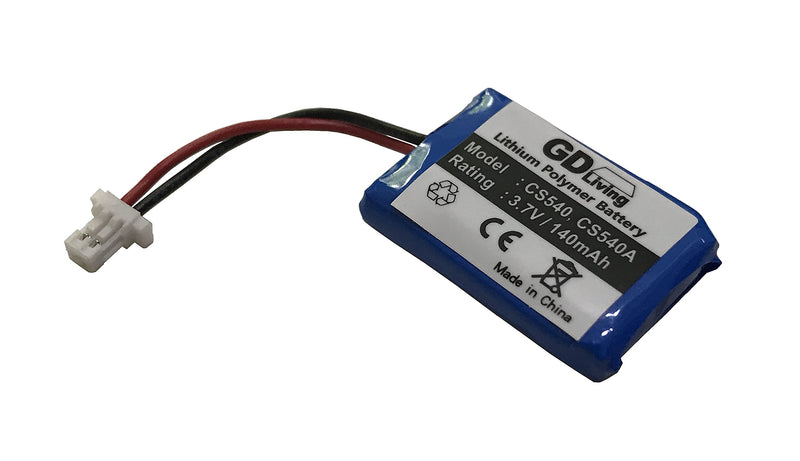 [Australia - AusPower] - ‘GD Living’ Replacement Battery for Plantronics Wireless Headset CS540, CS540A, 86180-01 