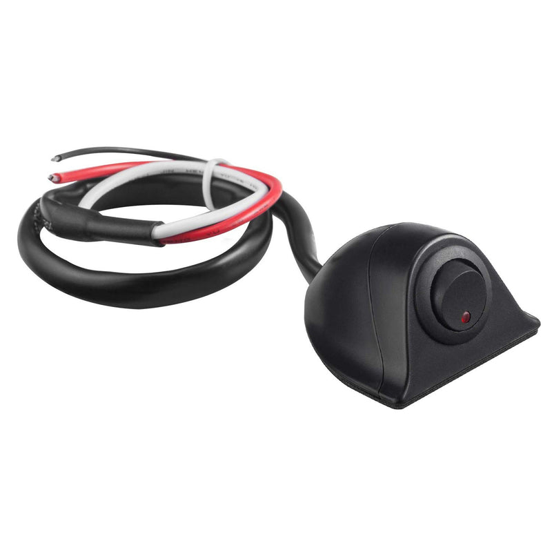 [Australia - AusPower] - JIANFA Car DIY Switch Paste Type Rocker Switch OFF/ON universal DC12V switch for fog driving lights neon lights LED light bar etc. (Black) Black 
