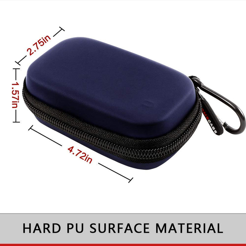 [Australia - AusPower] - Holds 2 SSD Hard Drive Case Fits SanDisk 1TB/2TB/250GB/500GB Extreme Portable External SSD - SDSSDE60-G25, Also for USB 3.2 Gen 2 - SDSSDE61 (Not Fit for Sandisk Extreme Pro) Holds 2 ssd Blue 