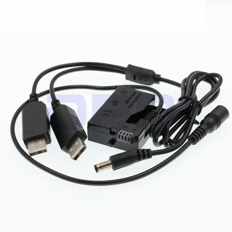 [Australia - AusPower] - DRRI ACK-E8 Dual USB Power Adpater for EOS Rebel T2i T3i T4i T5i Canon EOS 550D 600D 650D 700D Kiss X4 X5 X6 