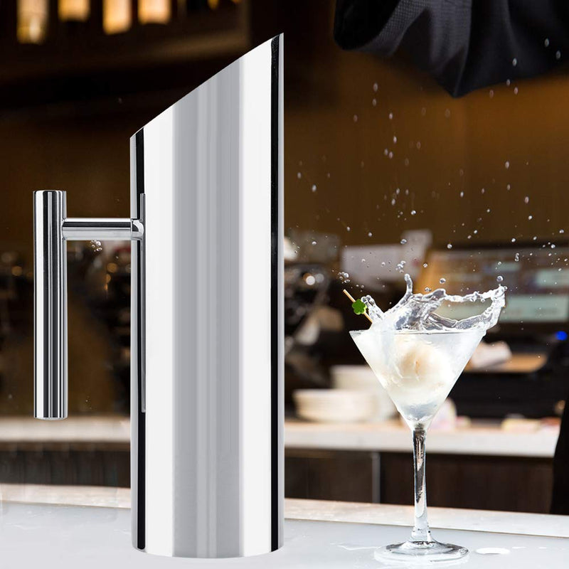[Australia - AusPower] - Water Pitcher, Stainless Steel Water PitcherJug Water Jug Cold Drinking Water Pouch Pitcher with Handle for Iced Tea Beverage Carafe(1.5L) 1.5L 
