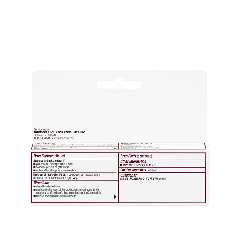 [Australia - AusPower] - Polysporin First Aid Antibiotic Ointment Without Neomycin, Travel Size, 1 Oz Tube - Pack of 5 