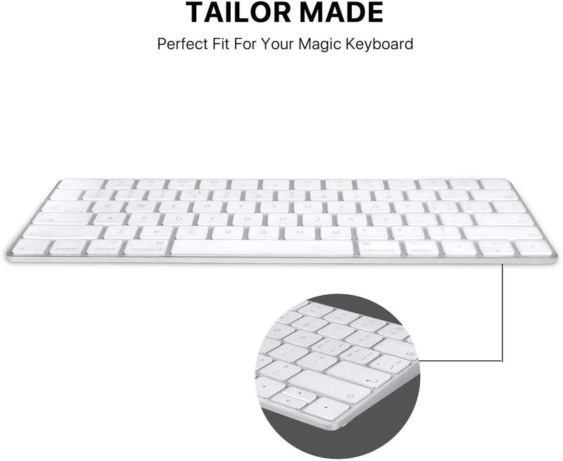 [Australia - AusPower] - EooCoo Magic Keyboard Cover Skin Protector, Fit for iMac Magic Keyboard MLA22LL/A A1644 - Clear TPU iMac Magic 2015(MLA22LL/A A1644) 