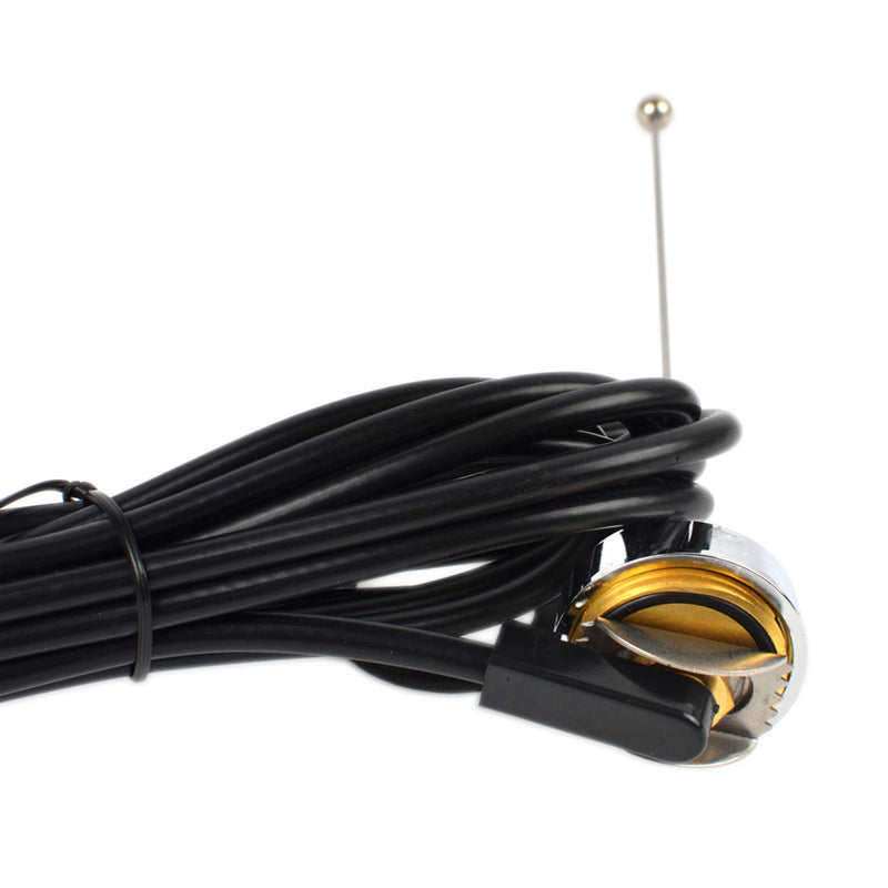 [Australia - AusPower] - HYS TCJ-N1 UHF NMO 400-470 Mhz Antenna with 13 ft RG58 Coax Cable NMO to UHF PL259 Connector for Yaesu Kenwood HYT Vertex Icom Mobile Radios 