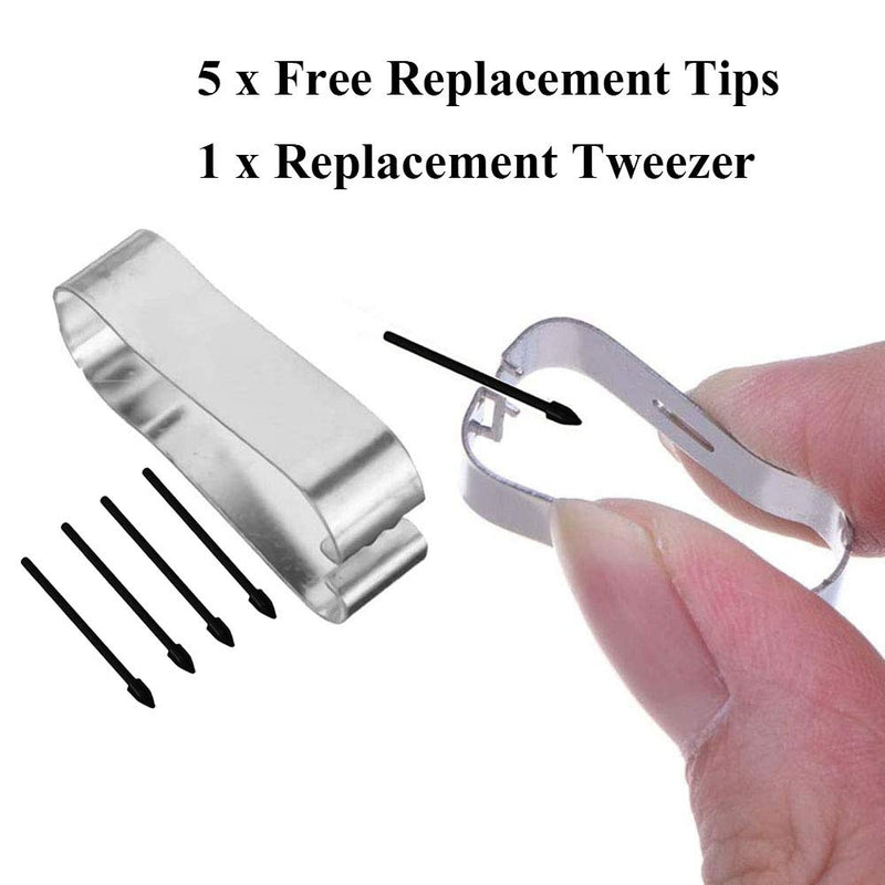[Australia - AusPower] - Bestdealing 2 Pack S22 Ultra 5G S Pen Replacement with Tips Nibs Tweezer for Samsung Galaxy Touch 6.8 inchSM-S908U S908U1 SM-S908W Needle Repair Part (No Bluetooth)(White-2 Pack) White-2 Pack 