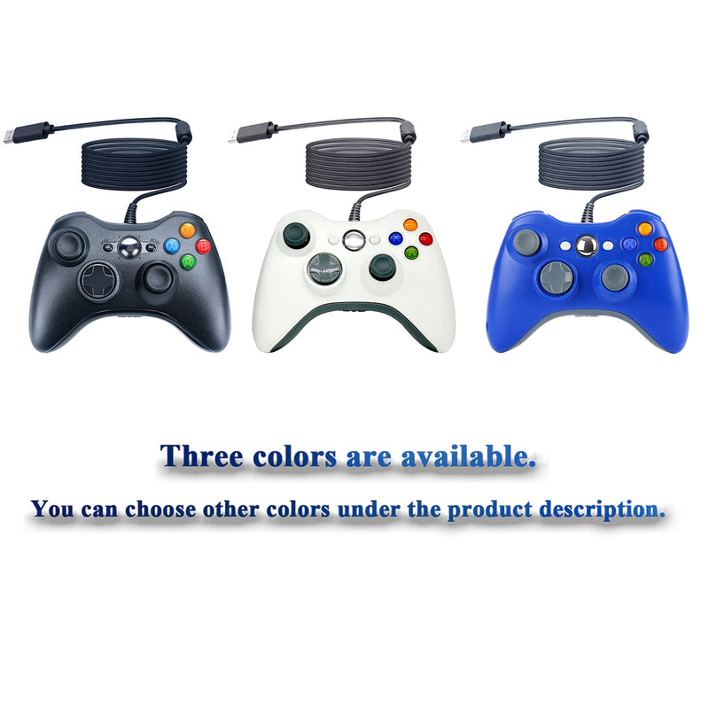 [Australia - AusPower] - OSTENT Wired Controller Gamepad for Microsoft Xbox 360 Console PC Computer Video Game Color White 