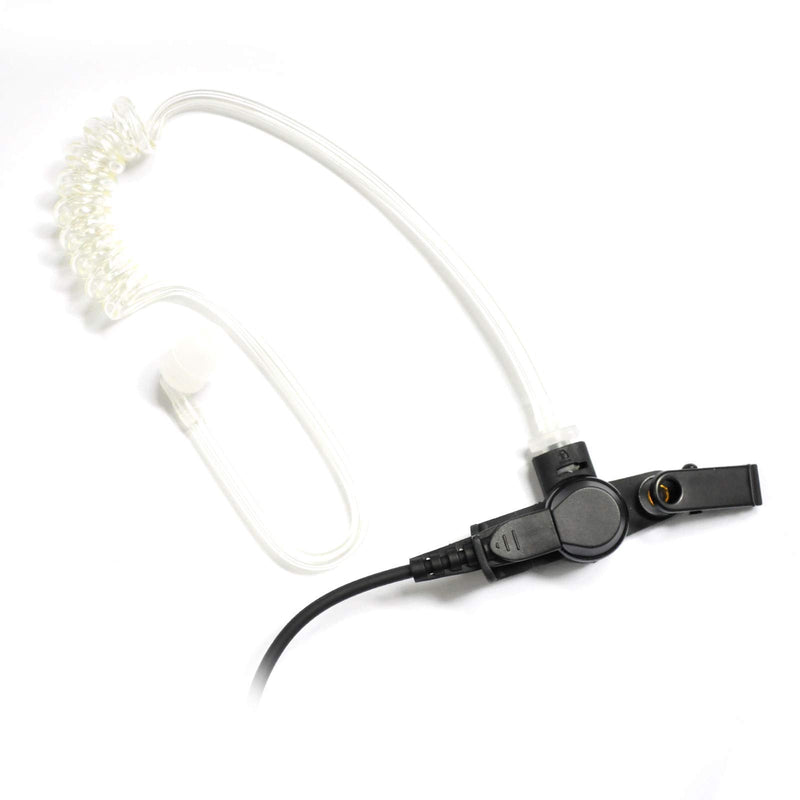 [Australia - AusPower] - ProMaxPower Single Wire Security & Surveillance Clear Acoustic Tube Earpiece Headset with PTT Button Mic for Kenwood, Baofeng & Retevis Radios H-777, BF-888s, UV-5R, UV-82, RT22, TK-2100 