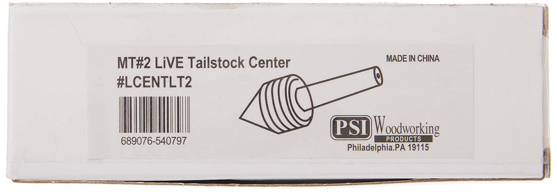 [Australia - AusPower] - PSI LCENTLT2 No. 2MT Heavy Duty Live Tailstock Center #2 Morse Taper 