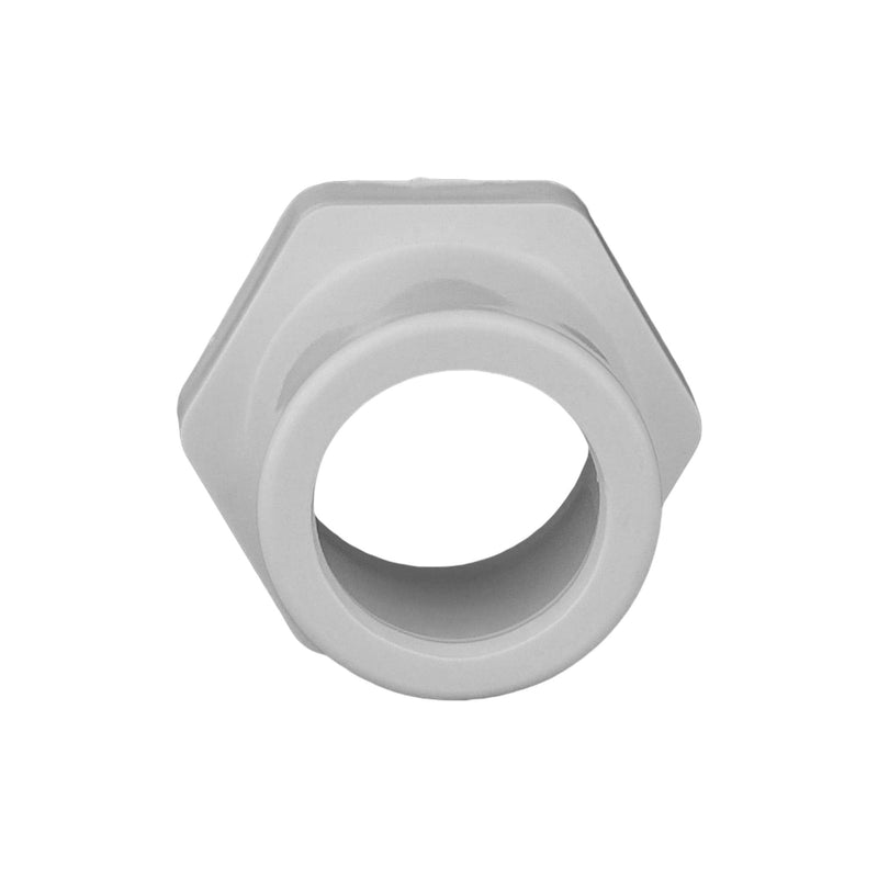 [Australia - AusPower] - Charlotte Pipe 3/4" X 1/2" Reducer Bushing Pipe Fitting - (Spigot x Socket) Schedule 40 PVC Pressure Durable, Easy to Install, High Tensile and Sound Deadening for Home or Industrial Use (Single Unit) 3/4 x 1/2 Inch (Qty: 1) White 