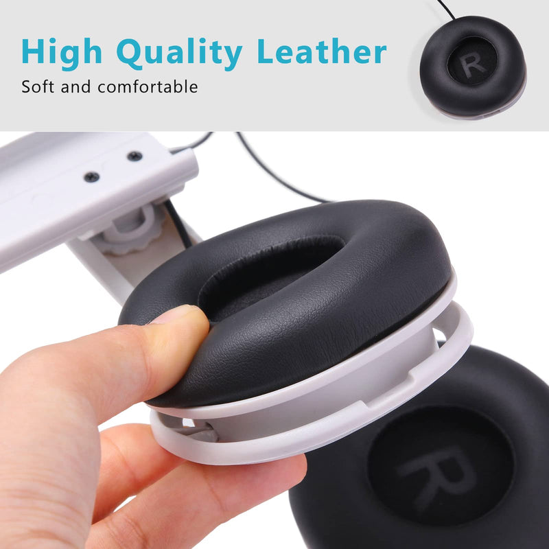 [Australia - AusPower] - Stereo VR Headphones Custom Made for Meta Quest 2/Oculus Quest 2 Elite Head Strap & Original Head Strap-On Ear Deep Bass 3D 360 Degree Sound (White) White 