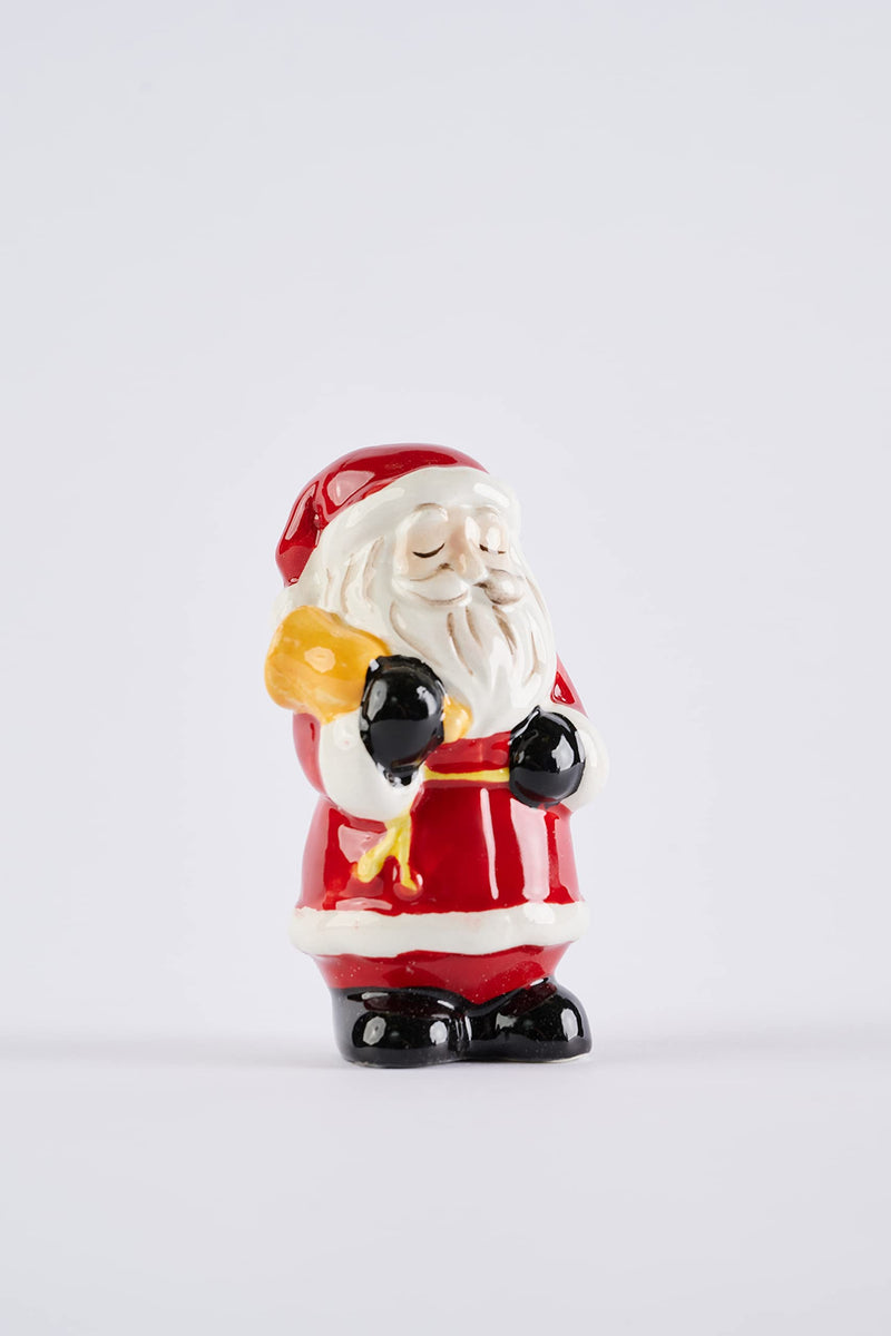 [Australia - AusPower] - Mud Pie Christmas Tree and Santa Salt & Pepper Shaker Set, 3.5" x 5" 
