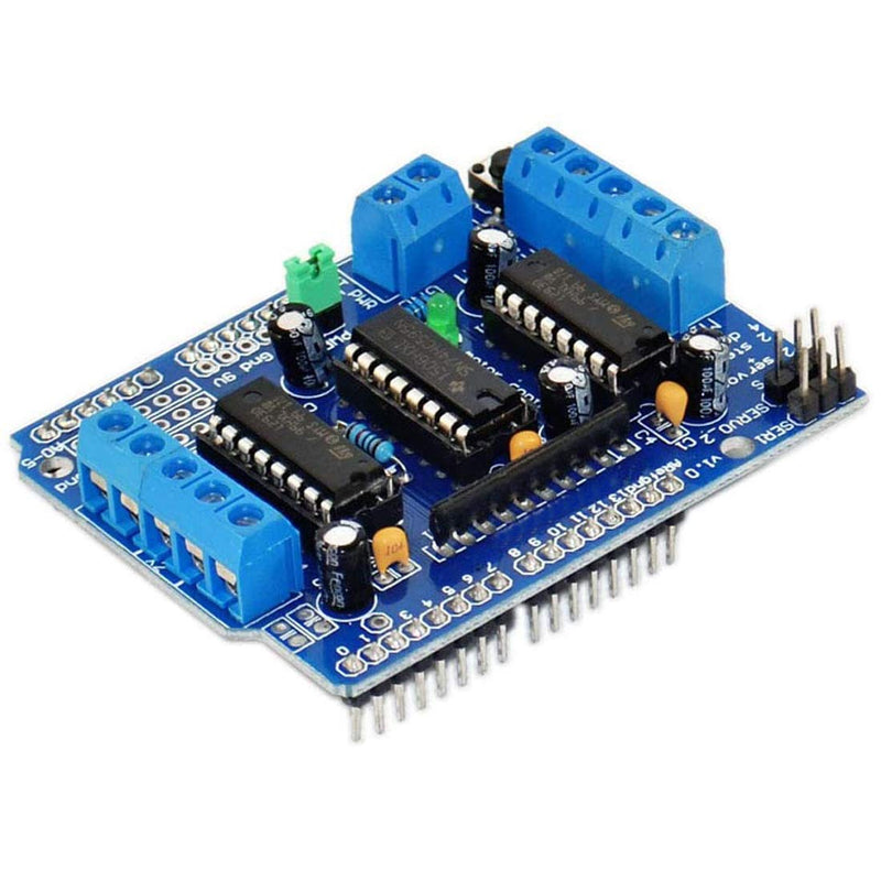 [Australia - AusPower] - HiLetgo L293D DC Motor Drive Shield Stepper Motor Drive Shield Expansion Board for Arduino Duemilanove Raspberry Pi 