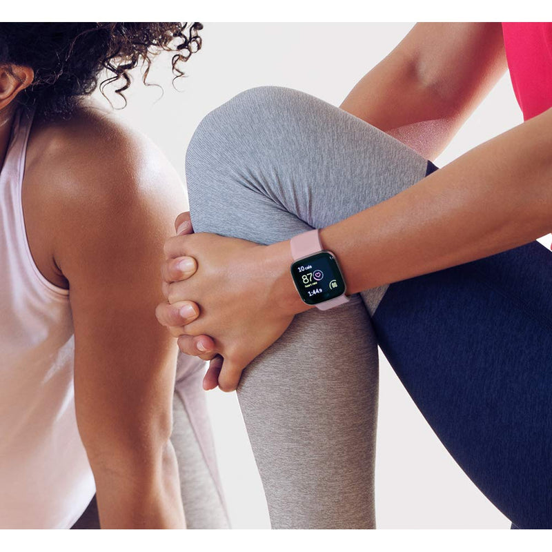 [Australia - AusPower] - Find-MyWay Compatible with Fitbit Versa 2/Versa Lite/Versa/Blaze, Soft Silicone Sports Replacement Wristband for Versa/Versa Lite Edition Smart Watch Band for Women Men 