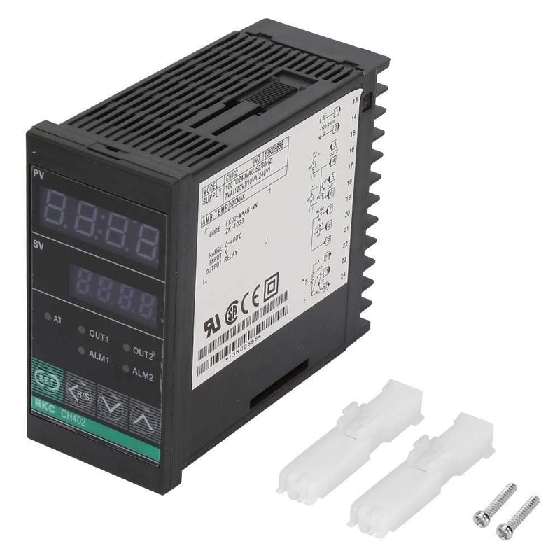 [Australia - AusPower] - Beennex CH402 FK02-MAN-NN Digital Temperature Controller Intelligent Digital Switch PID Temperature Regulator Improved Sensor 