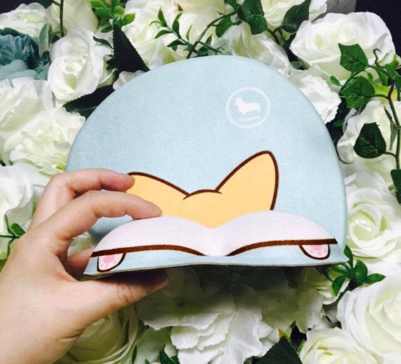[Australia - AusPower] - 123Arts 3D Funny Corgi Butt Shape Silicone Mouse Pad Mouse Mat- 8.6X10.2 Inch corgi1 