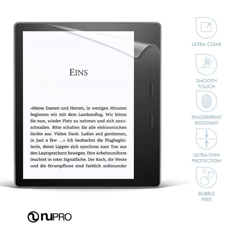 [Australia - AusPower] - Kindle Oasis Screen Protector, Nupro 2-Pack - 2017 release 