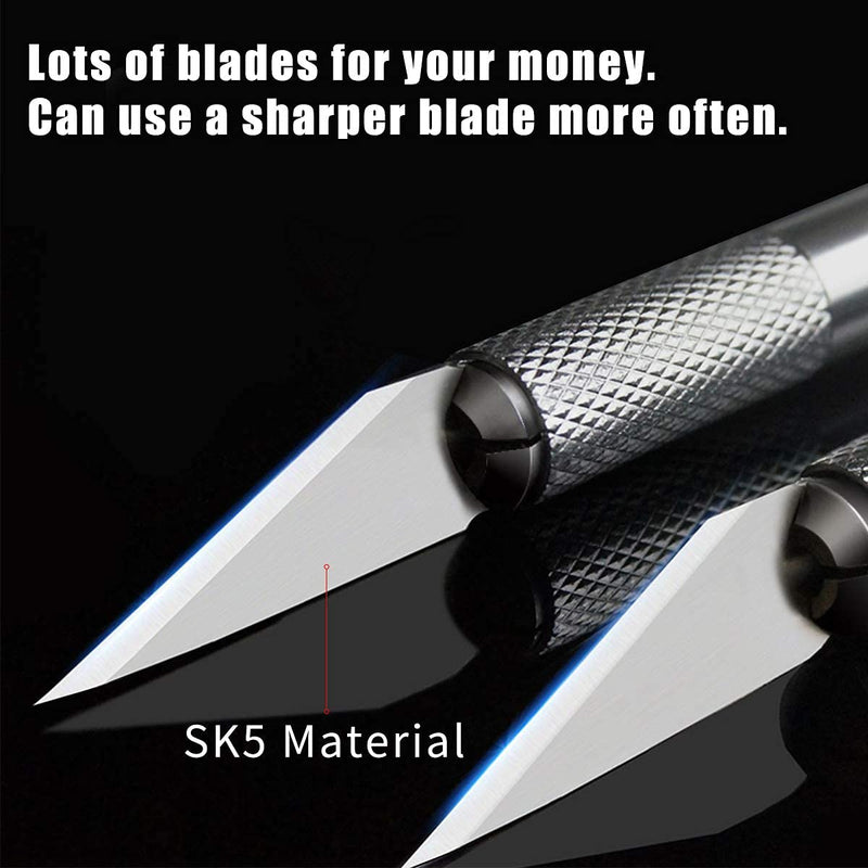 [Australia - AusPower] - DIYSELF 300 PCS Craft Knife Blades, High Carbon Steel #11 Refill Hobby Art Blades Cutting Tool with Storage Case for Craft, Hobby, Scrapbooking, Stencil 