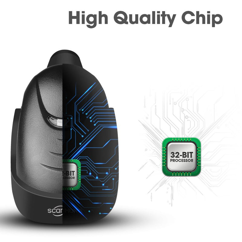 [Australia - AusPower] - Handheld USB Barcode Scanner Wired 1D Bar Code Reader with USB Cable for Supermarket, Convenience Store, Warehouse 