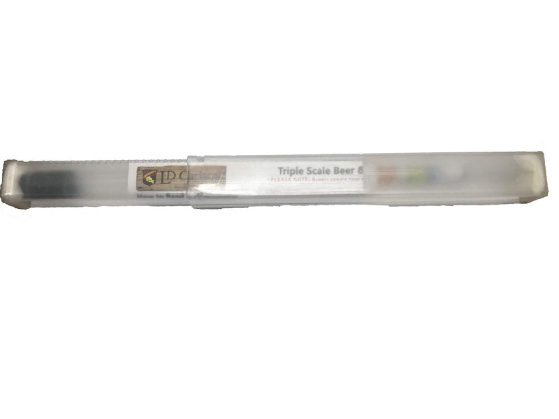 [Australia - AusPower] - Home Brew Ohio 6839-5068 Triple Scale Hydrometer and Test Jar Combo,Clear 