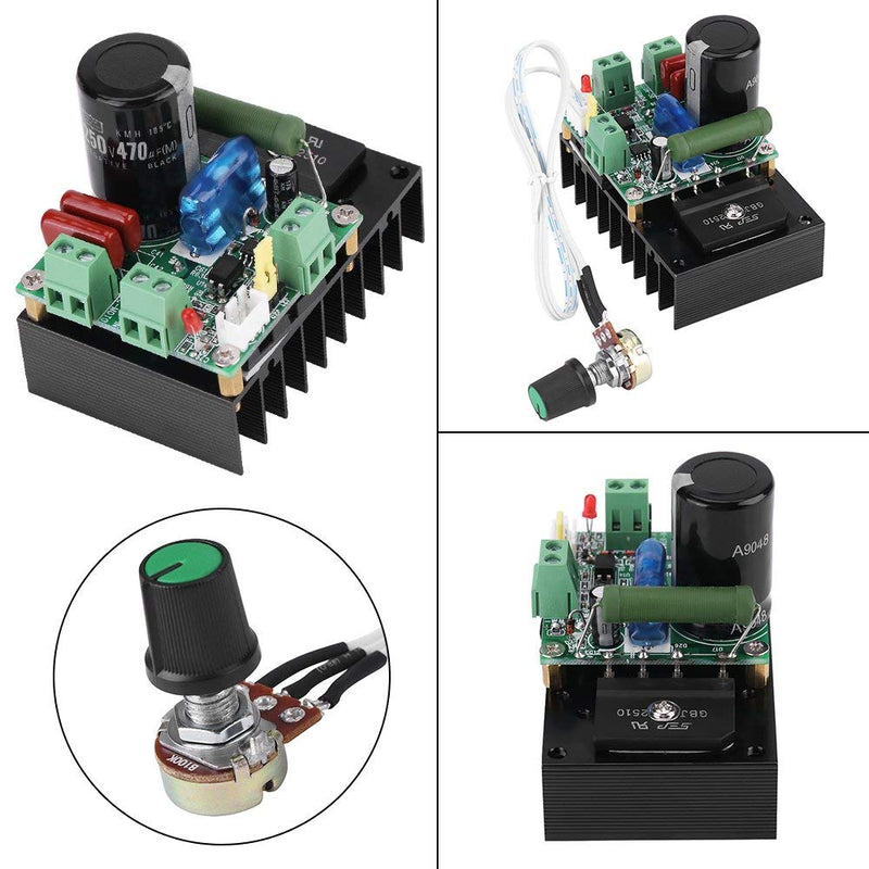 [Australia - AusPower] - 12V-110V AC / 15-160V DC 300W PWM Motor Speed Controller Regulator Board Motor Driver Governor Module for Fan Pump Blower Engraver 