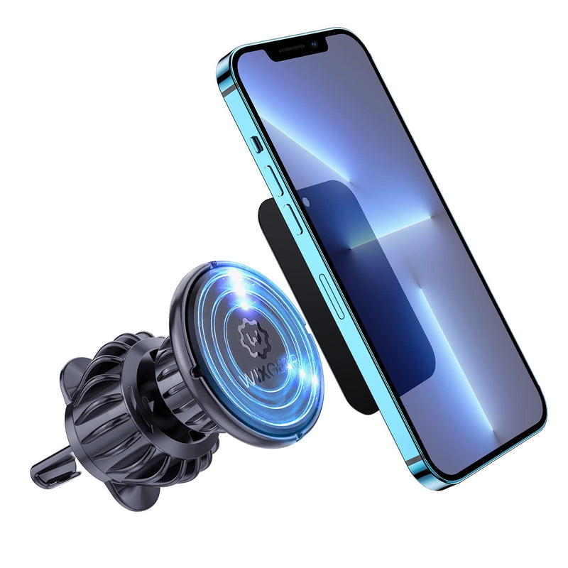 [Australia - AusPower] - WixGear [2 Pack] Universal Air Vent Magnetic Phone Holder for Car, Phone Mount for Car for Cell Phones and Mini Tablets (New Upgraded Vent Locks) 