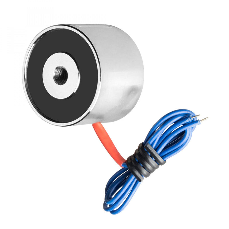 [Australia - AusPower] - uxcell 12VDC 200N Electric Lifting Magnet Electromagnet Solenoid Lift Holding Silver Tone 