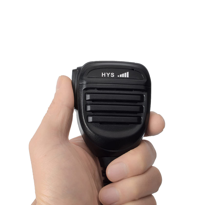 [Australia - AusPower] - HYS Speaker Mic Reinforced Cable Handheld Shoulder Remote Speaker Microphone with PTT for BF-UV3R BF-T1 T6 for Yeasu FT-10R FT-40R FT-50R FT-60R FT-70D Walkie-Talkie Two Way Radio HT (2pack) 