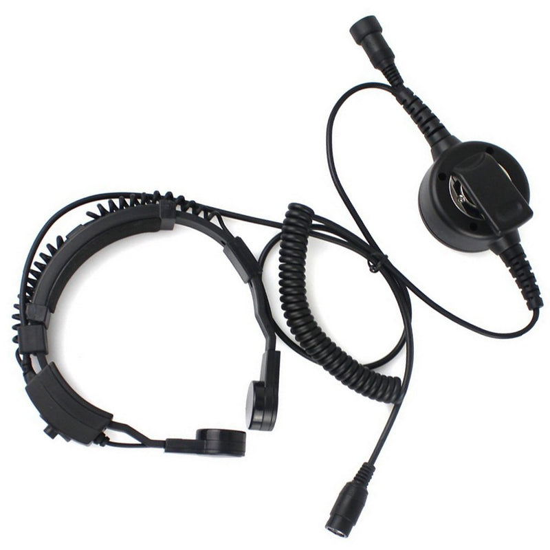 [Australia - AusPower] - KENMAX® Military Covert Earpiece Grade Tactical Throat Mic Armpit PTT Headset with Finger PTT for Walkie Talkie Two Way CB Ham Radio Baofeng UV-89 UV-5RAX+ BF-388A Kenwood TK-2400V4P TK-3402I16P 