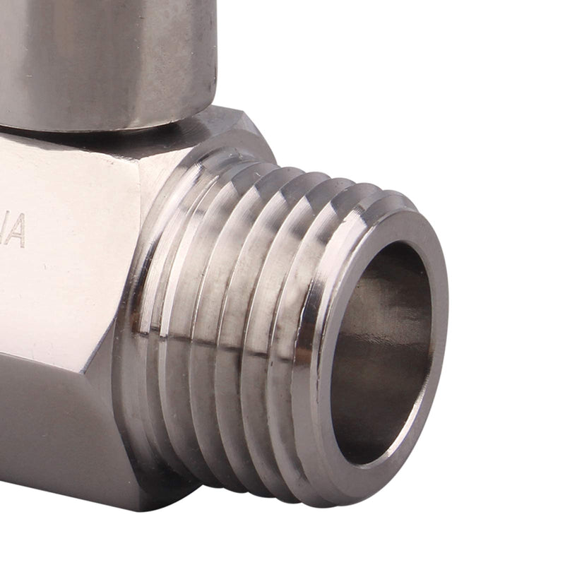 [Australia - AusPower] - DERNORD Stainless Ball Valve - 1/2 Inch NPT Thread Male Small Mini Ball Valve (1/2" Male&Male) 1/2" Male&Male 