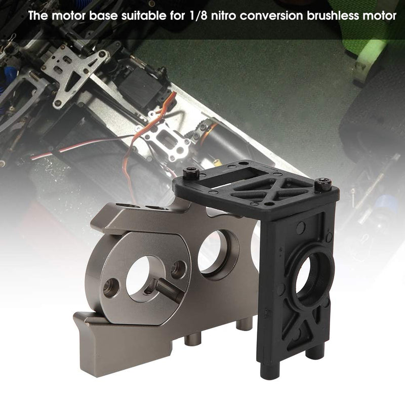 [Australia - AusPower] - VGEBY Motor Base Mounting Parts, Electric Vehicle Brushless Motor Mounting Holder with Fixed Mount for 1/8 RC Car Accessory 