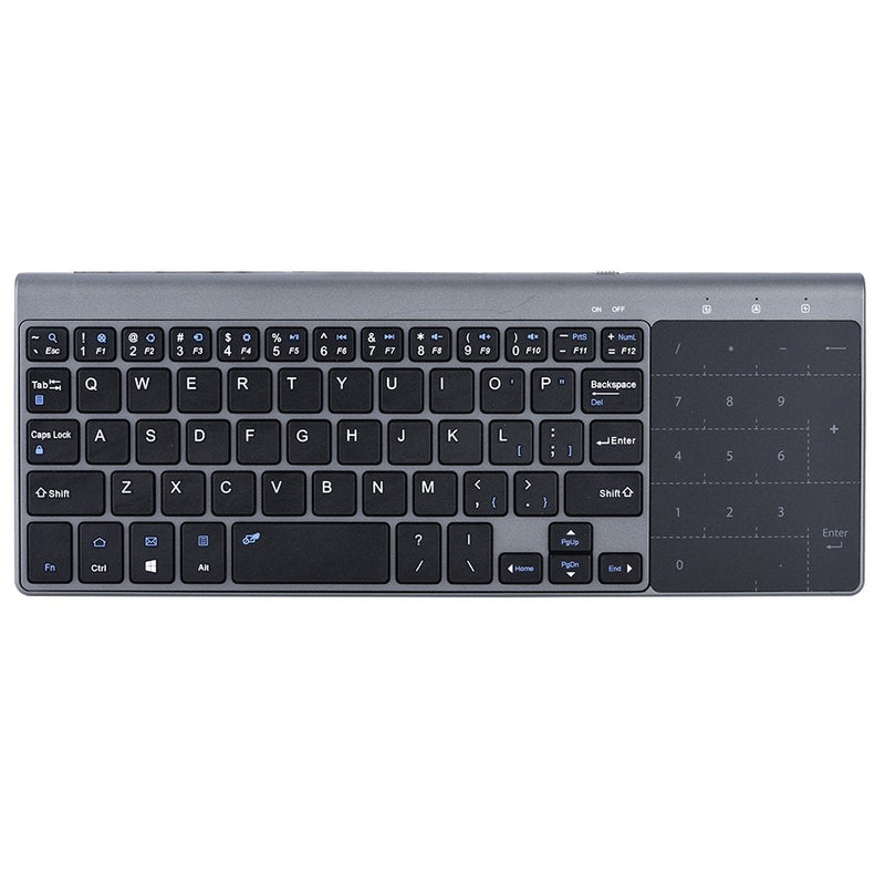 [Australia - AusPower] - 2.4Ghz Mini Wireless Keyboard with Touchpad Numeric Keypad Portable Ultrathin Remote Keyboard Mouse Combo 