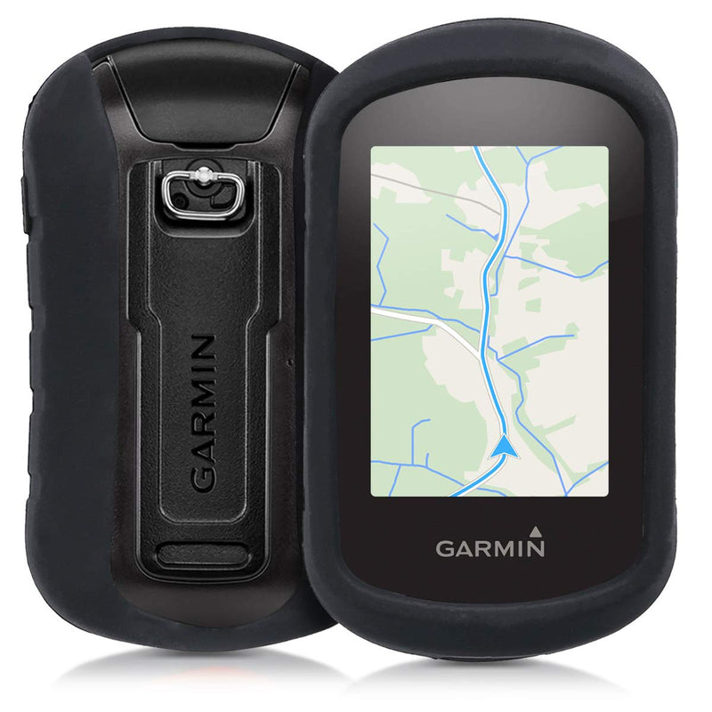 [Australia - AusPower] - kwmobile Case Compatible with Garmin eTrex Touch 25/35 - GPS Handset Navigation System Soft Silicone Skin Protective Cover - Black 